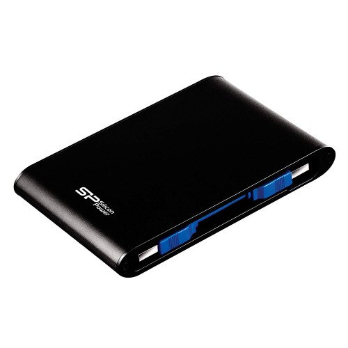Silicon Power Armor A80 Waterproof and Shockproof Portable Hard Drive - 500GB - Black