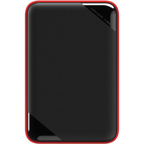 Silicon Power Armor Vault A62 USB 3.2 Gen 1 2.5-inch External Game Hard Drive - Red - 2TB