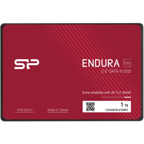 Silicon Power E55 NAS SATA III 6Gb/s 2.5-inch Internal Solid State Drive - 1TB