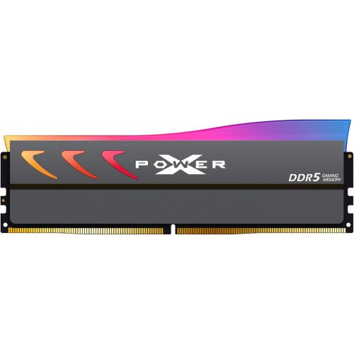 Silicon Power Storm RGB DDR5 7600MT/s (PC5-60800) CL36 16GB(1x16GB) Single Pack 1.4V Desktop Unbuffered DIMM Memory