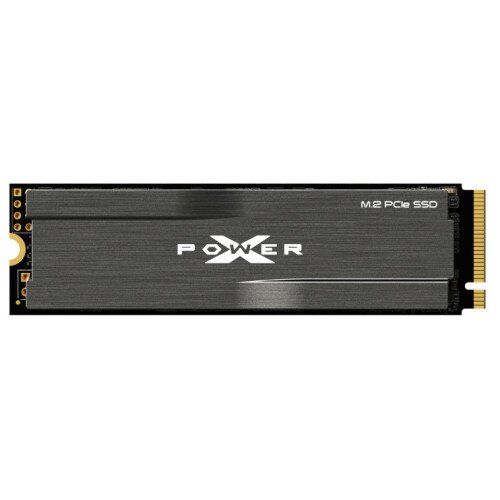 Silicon Power UD90 PCIe Nvme Gen4x4 M.2 2280 Internal Solid State Drive - 4TB - with Gray Heatsink
