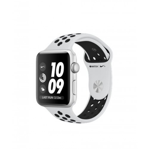Apple Watch Nike+ Series 3 - Silver Aluminum Case With Pure Platinum/Black Nike Sport Band - 42mm