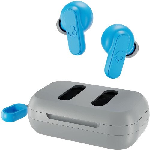 Skullcandy Dime 2 True Wireless Earbuds - Light Grey/Blue