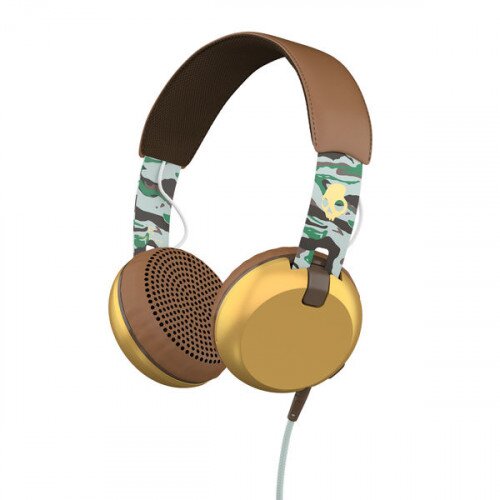 Skullcandy Grind On-Ear Headphones - Scout Camo/Gold