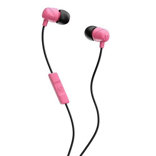 Skullcandy Jib Earbuds with Microphone In-Ear Wired Headphones - Pink/Black