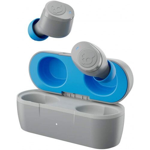 Skullcandy JIB True Wireless Bluetooth Earbuds - Light Grey/Blue