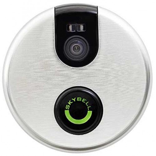 SkyBell 2.0 Wi-Fi Video Doorbell - Brushed Aluminium