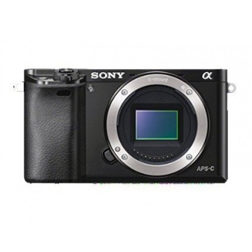 Sony α6000 E-Mount Camera with APS-C Sensor - Body Only - Black