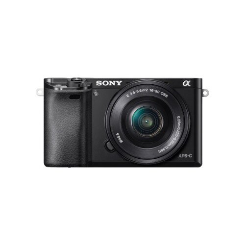 Sony Alpha 6000 APS-C Mirrorless Interchangeable Lens Camera - Black - Body + 16-50 mm Power Zoom Lens