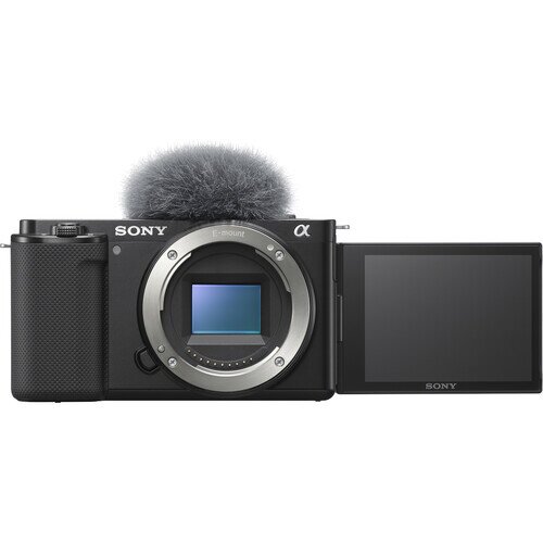 Sony Alpha ZV-E10 APS-C Mirrorless Interchangeable Lens Vlog Camera - Body Only - Black