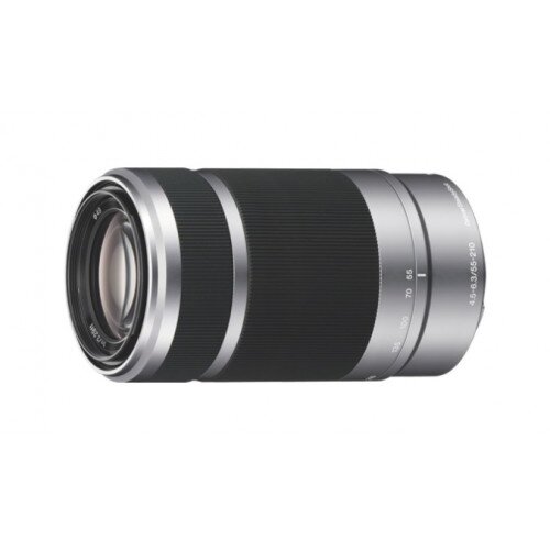 Sony E 55–210 mm F4.5-6.3 OSS APS-C Telephoto Zoom Lens with Optical SteadyShot - Silver