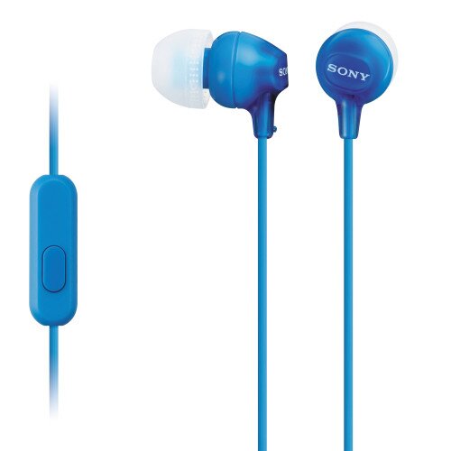 Sony MDR-EX14AP Wired In-ear Sports Headphones with Microphone - Blue