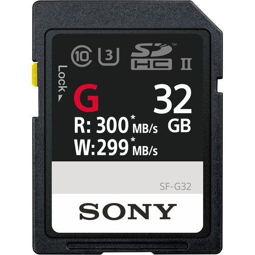 Sony SF-G Series UHS-II SD Memory Card