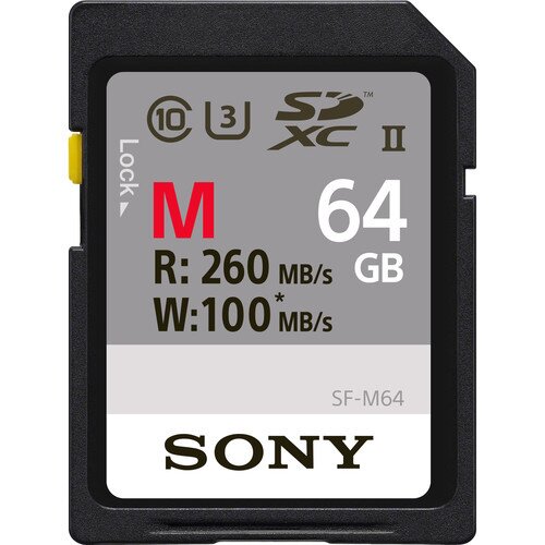 Sony SF-M Series UHS-II SD Memory Card - 64GB