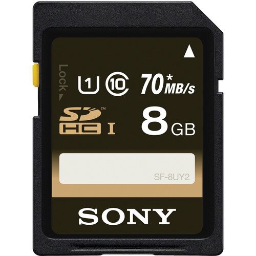 Sony UHS-I Class 10 SDXC/SDHC Memory Card SF-UY2 Series - 8GB