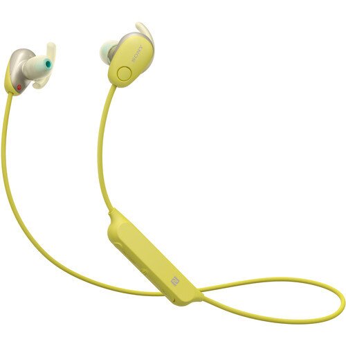 Sony WI-SP600N Sports Wireless Noise Canceling In-Ear Headphones - Yellow