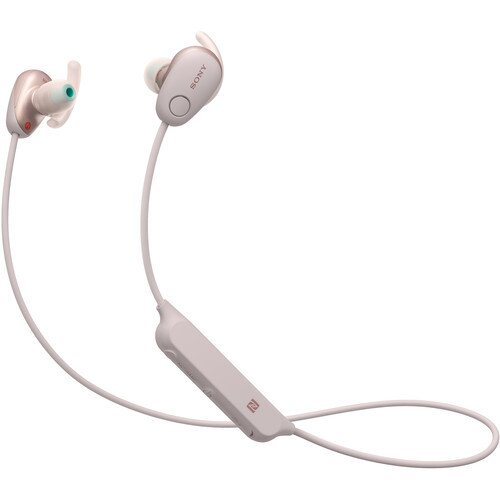 Sony WI-SP600N Sports Wireless Noise Canceling In-Ear Headphones - Pink