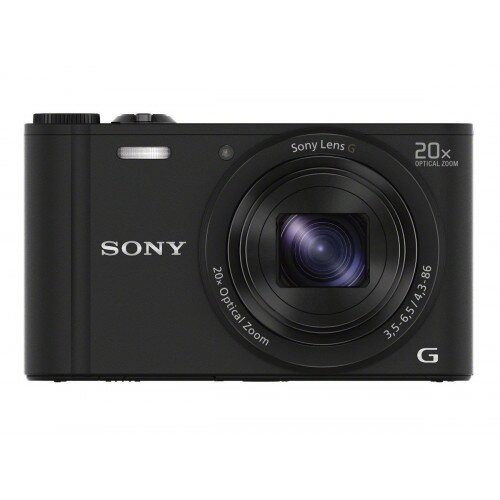Sony WX350 Compact Camera with 20x Optical Zoom - Black