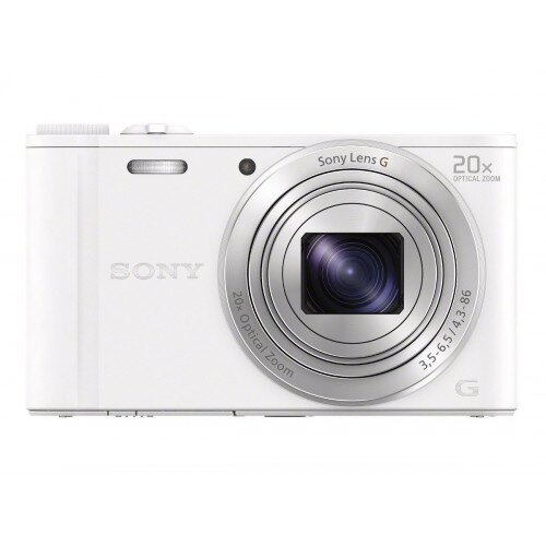 Sony WX350 Compact Camera with 20x Optical Zoom - White