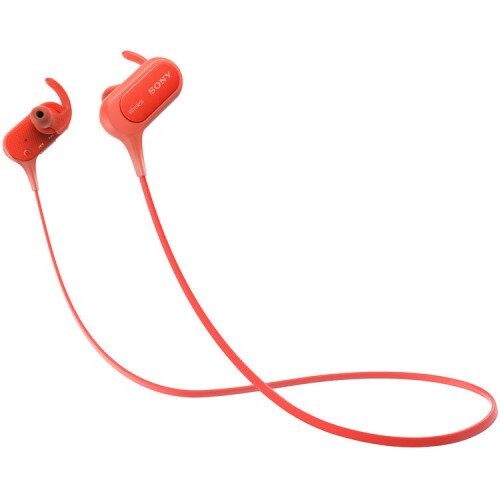 Sony XB50BS EXTRA BASS Wireless Sports In-Ear Headphones - Red