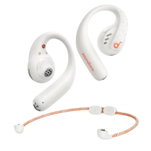 Soundcore AeroFit Pro Secure Open-Ear Sport Earbuds - Calm White
