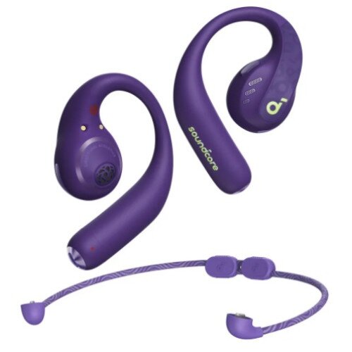 Soundcore AeroFit Pro Secure Open-Ear Sport Earbuds - Electric Purple