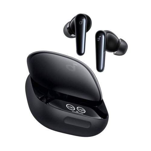 Soundcore Liberty 4 Pro Noise Cancelling True-Wireless Earbuds - Glossy Black