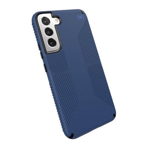 Speck Presidio2 Grip Samsung Galaxy S22+ Case - Coastal Blue/Black/Storm Blue