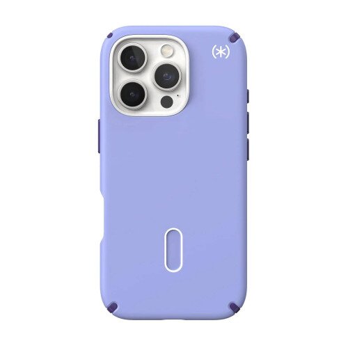 Speck Presidio2 Pro MagSafe with ClickLock Case for iPhone 16 Pro - Future Lavender/Cassis Purple