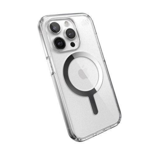 Speck Presidio Perfect-Clear MagSafe Case for iPhone 15 Pro