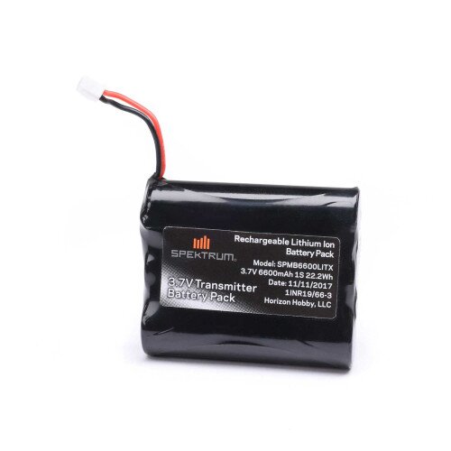 Spektrum 3.7V 6600mAh 1S Li-Ion Transmitter Battery (NX6/NX8/NX10/iX12, Tx Plug (XH-1S))
