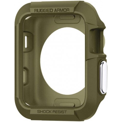 Spigen Apple Watch Series 3/2/1 (38mm) Case Rugged Armor - Olive Green