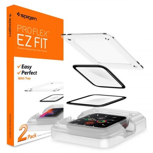 Spigen Apple Watch Series 5 / 4 Screen Protector ProFlex EZ Fit