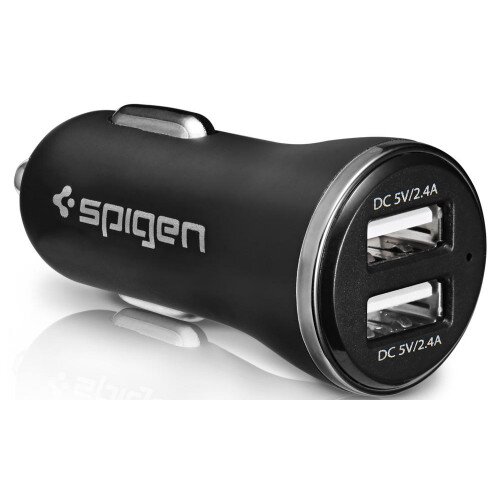 Spigen F23QC 4.8 Amp Dual Port USB Car Charger