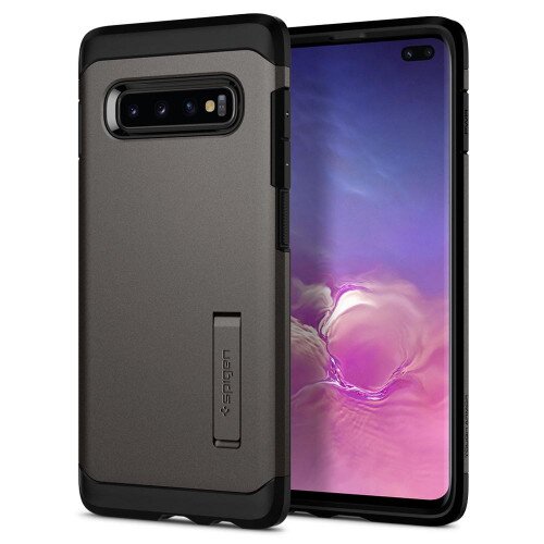 Spigen Galaxy S10 Plus Tough Armor Case - Gunmetal