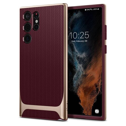 Spigen Galaxy S22 Ultra 5G Case Neo Hybrid - Burgundy