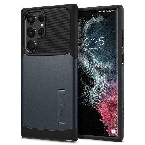 Spigen Galaxy S22 Ultra 5G Case Slim Armor - Metal Slate