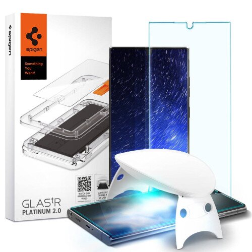 Spigen Galaxy S22 Ultra 5G Screen Protector Platinum Tray