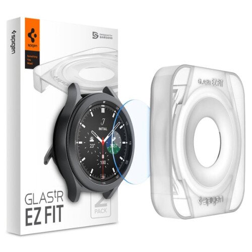 Spigen Galaxy Watch 4 Classic (46mm) Screen Protector EZ FIT GLAS.tR