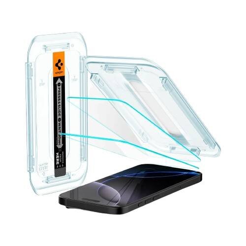 Spigen GLAS.tR EZ Fit Sensor Protected Screen Protector for iPhone 16 Pro