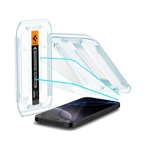 Spigen GLAS.tR EZ Fit Sensor Protected Screen Protector for iPhone 16 Pro Max