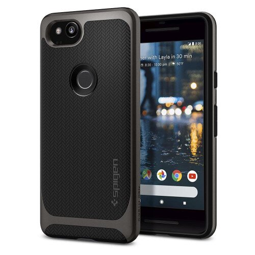 Spigen Google Pixel 2 Case Neo Hybrid - Gunmetal