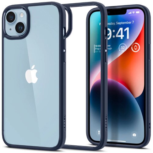 Spigen iPhone 14 Case Ultra Hybrid - Navy Blue