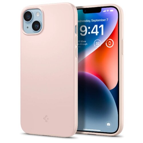 Spigen iPhone 14 Plus Case Thin Fit - Pink Sand