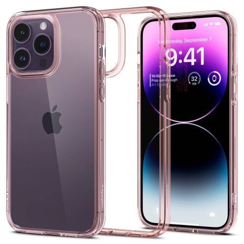 Spigen iPhone 14 Pro Max Case Ultra Hybrid - Rose Crystal