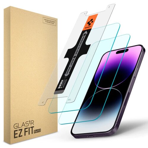 Spigen Screen Protector EZ FIT GLAS.tR Refill For iPhone 14 Pro Max