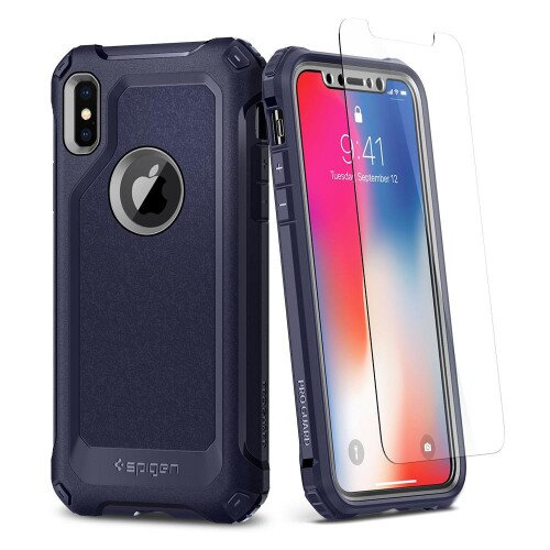 Spigen iPhone X Case Pro Guard - Midnight Blue