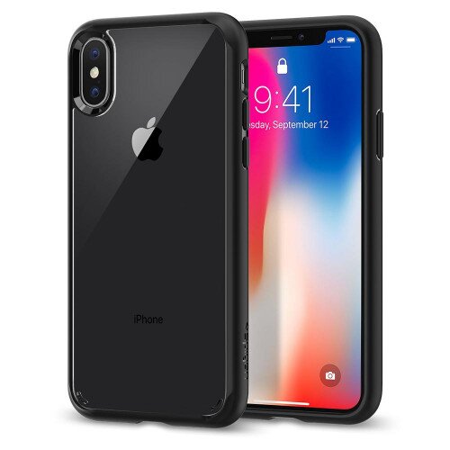 Spigen iPhone XS / X Case Ultra Hybrid - Matte Black
