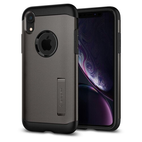 Spigen iPhone XR Case Slim Armor - Gunmetal