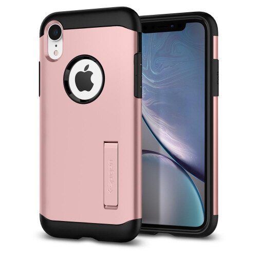 Spigen iPhone XR Case Slim Armor - Rose Gold